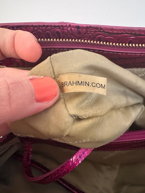 Brahmin Finley High-Voltage Satchel Bag - Picture 9 of 17